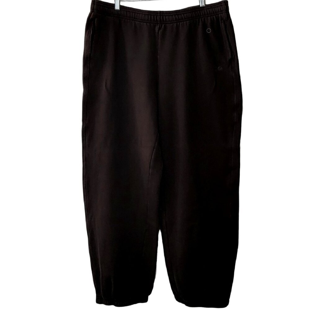 Champion Men’s Activewear Jogger / Sweatpants Zippered Ankle Brown - Size XL